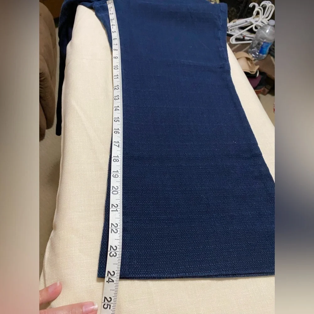 J. Crew Woman’s Blue Textured Crop Pants, Size 14.